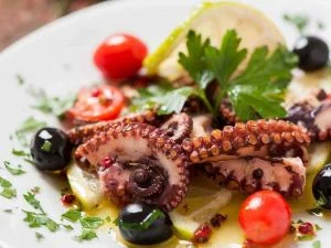 Salade de poulpe en livraison, traiteur portugais, Saveur du Portugal à Colmar
